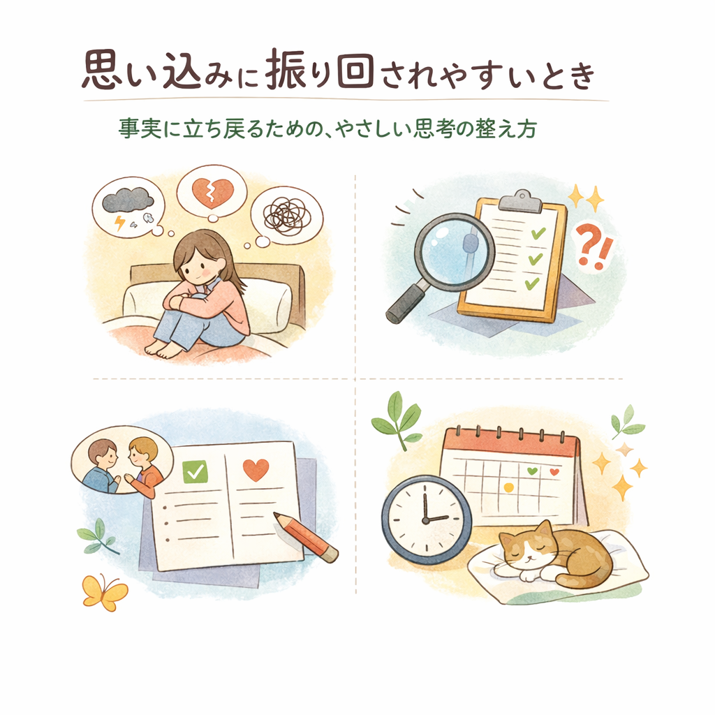 思い込みに振り回されやすいときに